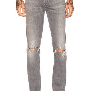 Agolde Splinter In Colorado Gray Men's Slim Distressed Jeans Size 30